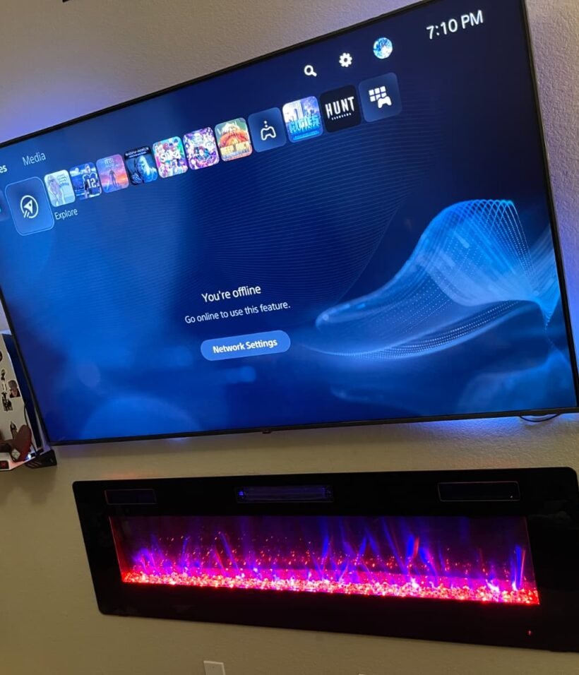 fireplace installation